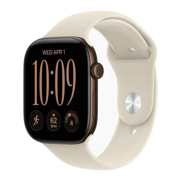 Смарт-часы Apple Watch Series 12 46mm Dark Bronze Aluminum Case with Sand Sport Band