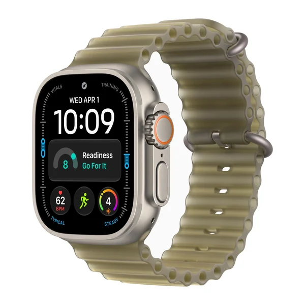 Смарт-часы Apple Watch Ultra 4 49mm Natural Titanium Case with Translucent Kelp Ocean Band