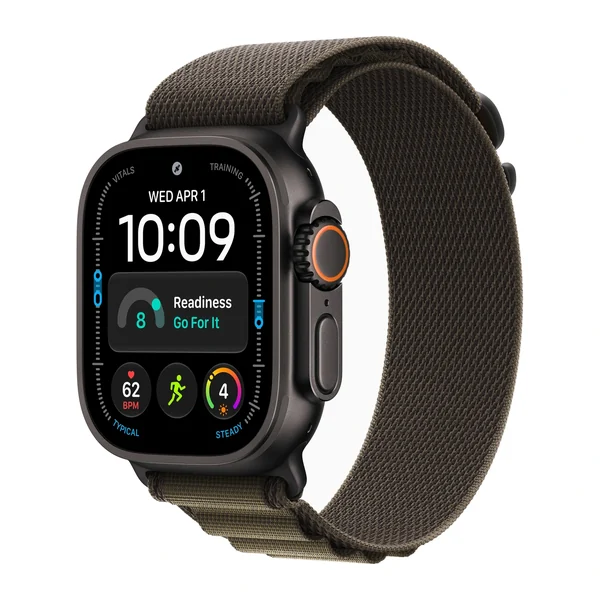 Смарт-часы Apple Watch Ultra 4 49mm Black Titanium Case with Dark Olive Alpine Loop