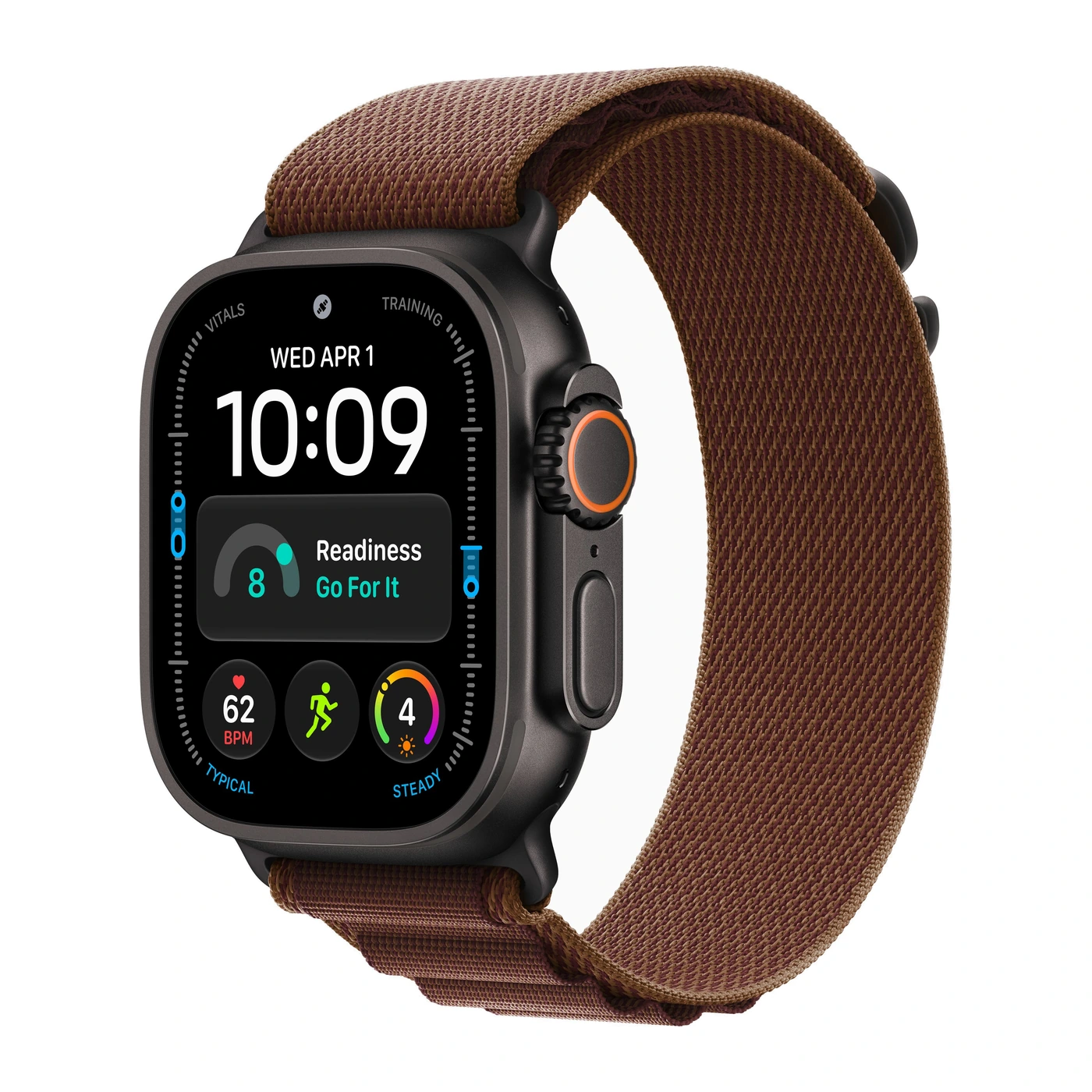 Смарт-часы Apple Watch Ultra 4 49mm Black Titanium Case with Burgundy Alpine Loop