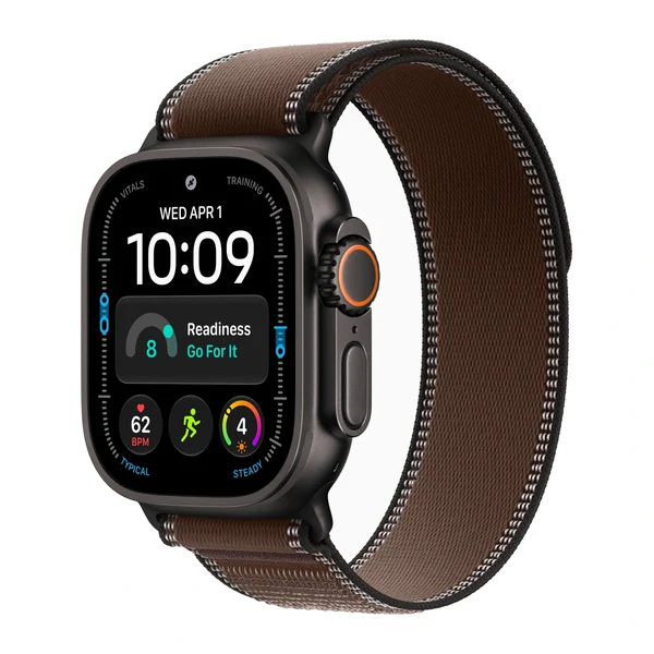 Смарт-часы Apple Watch Ultra 4 49mm Black Titanium Case with Dark Umber Trail Loop