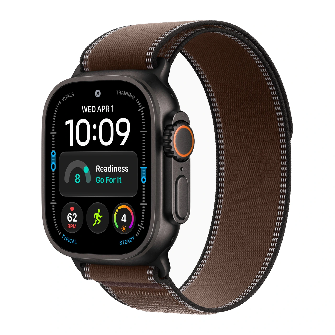 Смарт-часы Apple Watch Ultra 4 49mm Black Titanium Case with Dark Umber Trail Loop