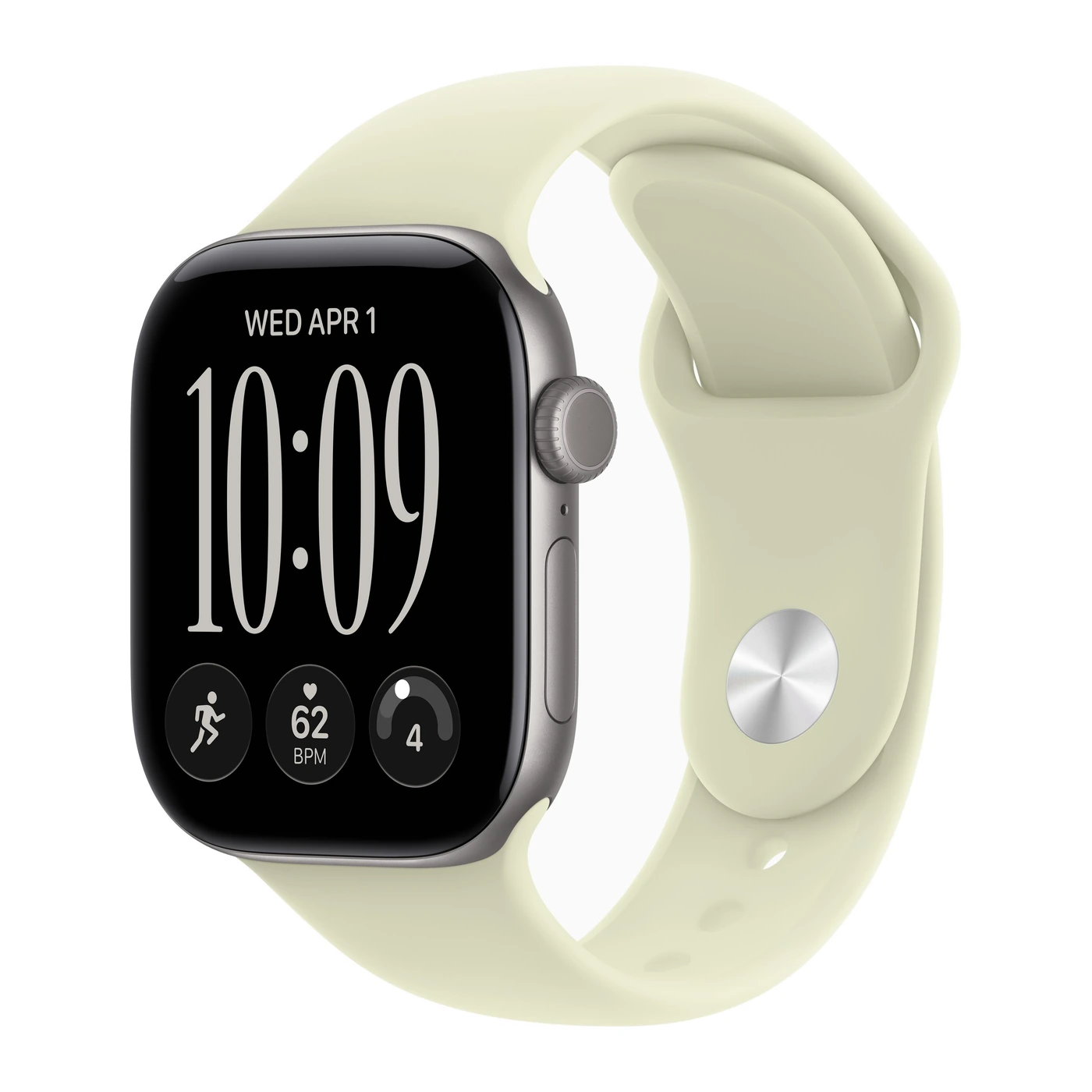 Смарт-часы Apple Watch Series 12 42mm Space Gray Aluminum Case with Pale Succulent Sport Band