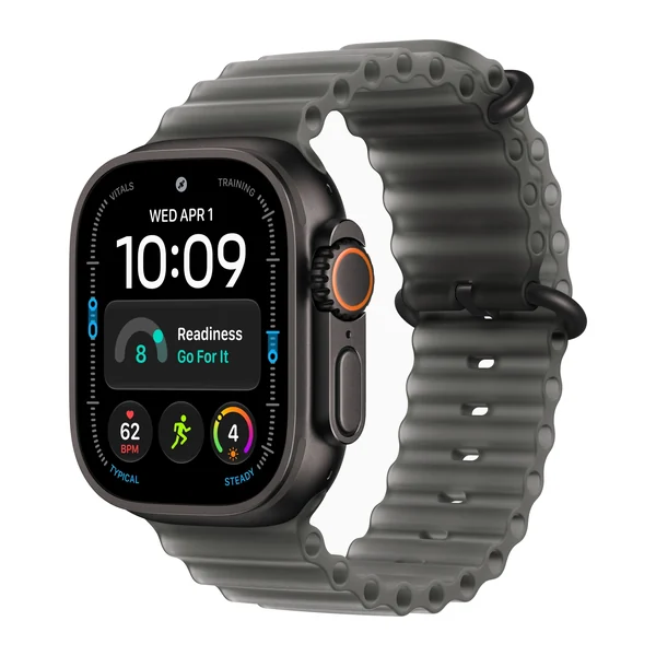 Смарт-часы Apple Watch Ultra 4 49mm Black Titanium Case with Translucent Black Ocean Band