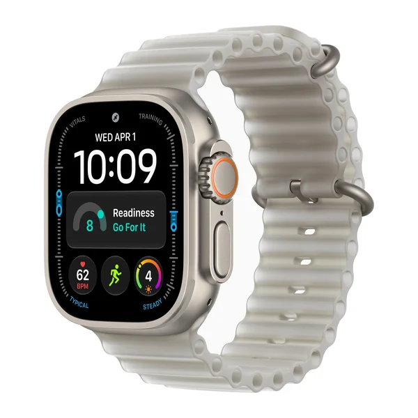Смарт-часы Apple Watch Ultra 4 49mm Natural Titanium Case with Translucent Gray Ocean Band