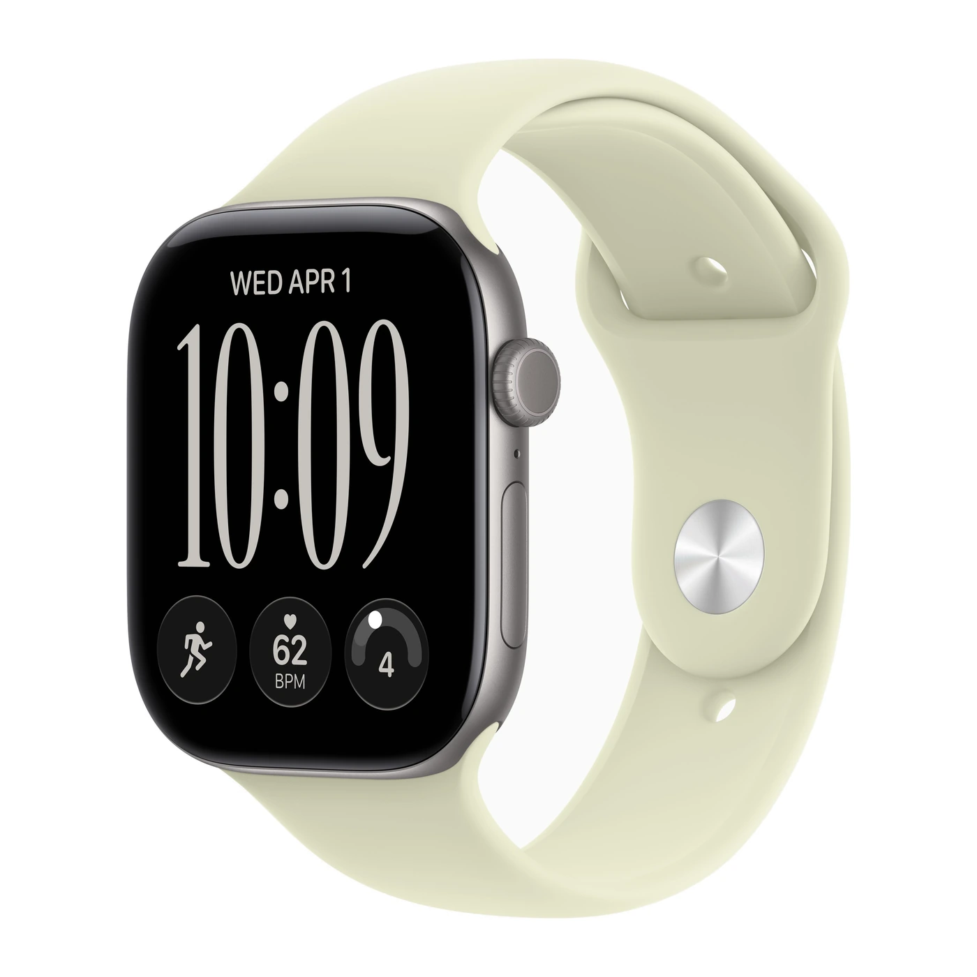 Смарт-часы Apple Watch Series 12 46mm Space Gray Aluminum Case with Pale Succulent Sport Band