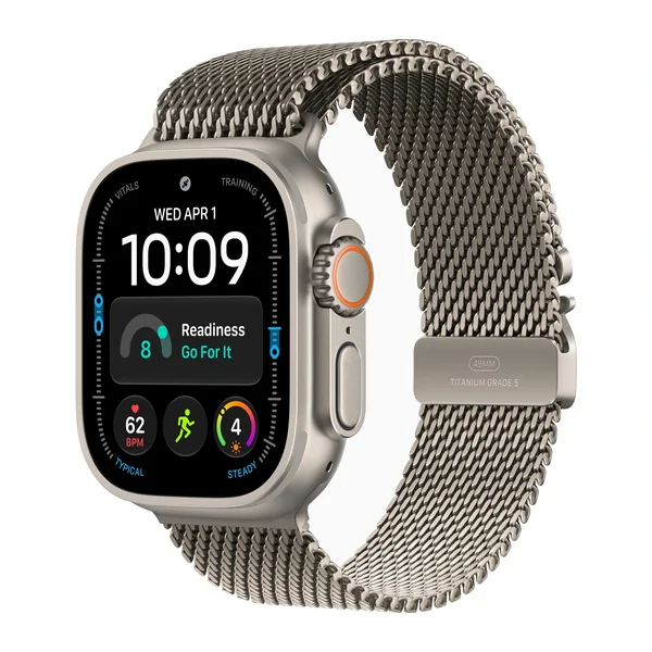 Смарт-часы Apple Watch Ultra 4 49mm Natural Titanium Case with Natural Titanium Milanese Loop