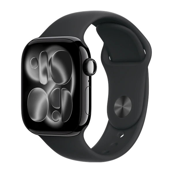 Apple Watch Series 11 42mm Aluminum Case Jet Black, Sport Band Black