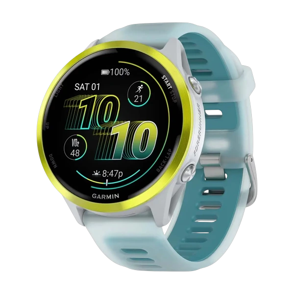 Часы Garmin Forerunner 570 47mm Amp Yellow / Translucent Whitestone / Turquoise