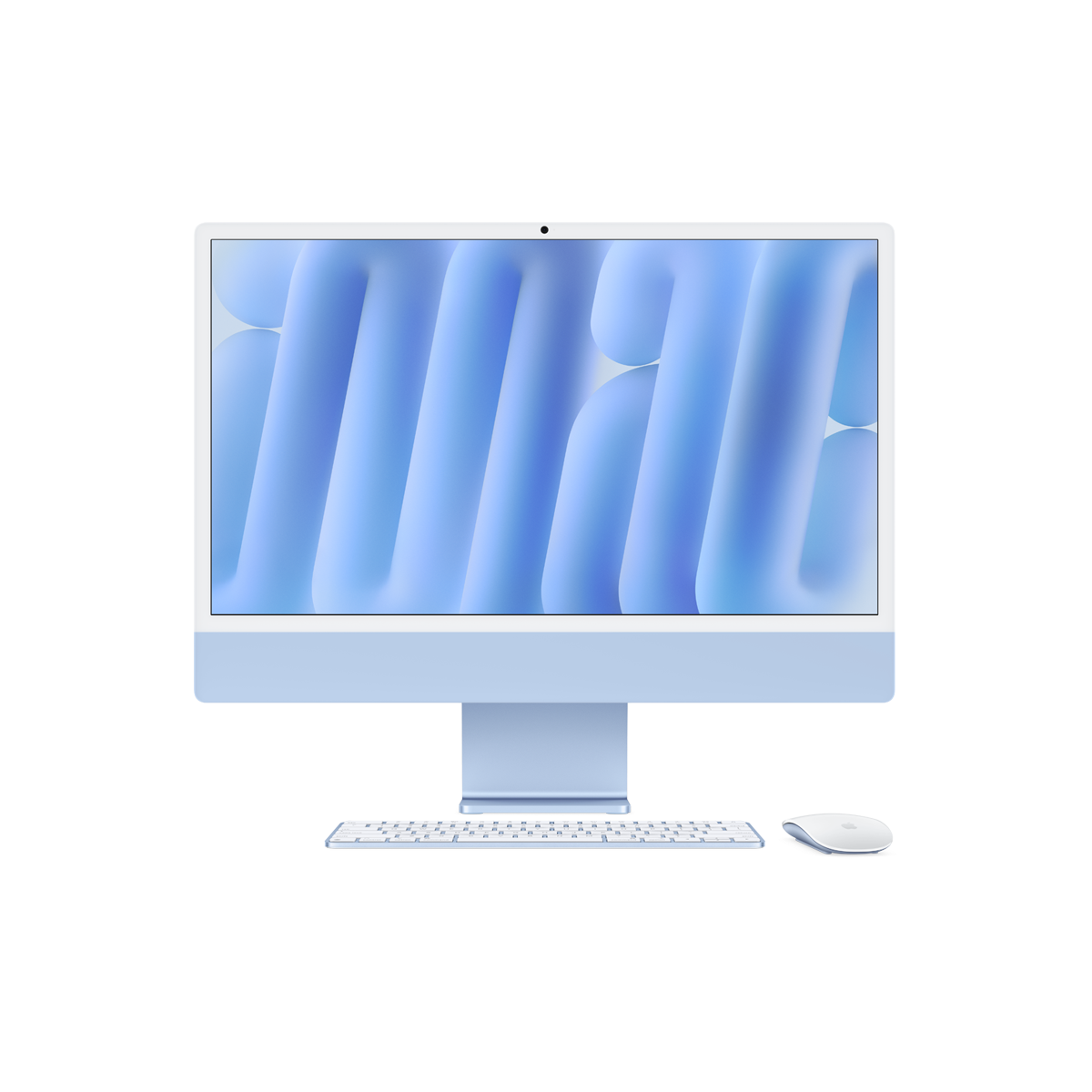 Моноблок iMac 24″ (M4) · Blue · 8 CPU / 8 GPU · 16Gb ОЗУ · 256Gb SSD · Подставка · Без Ethernet