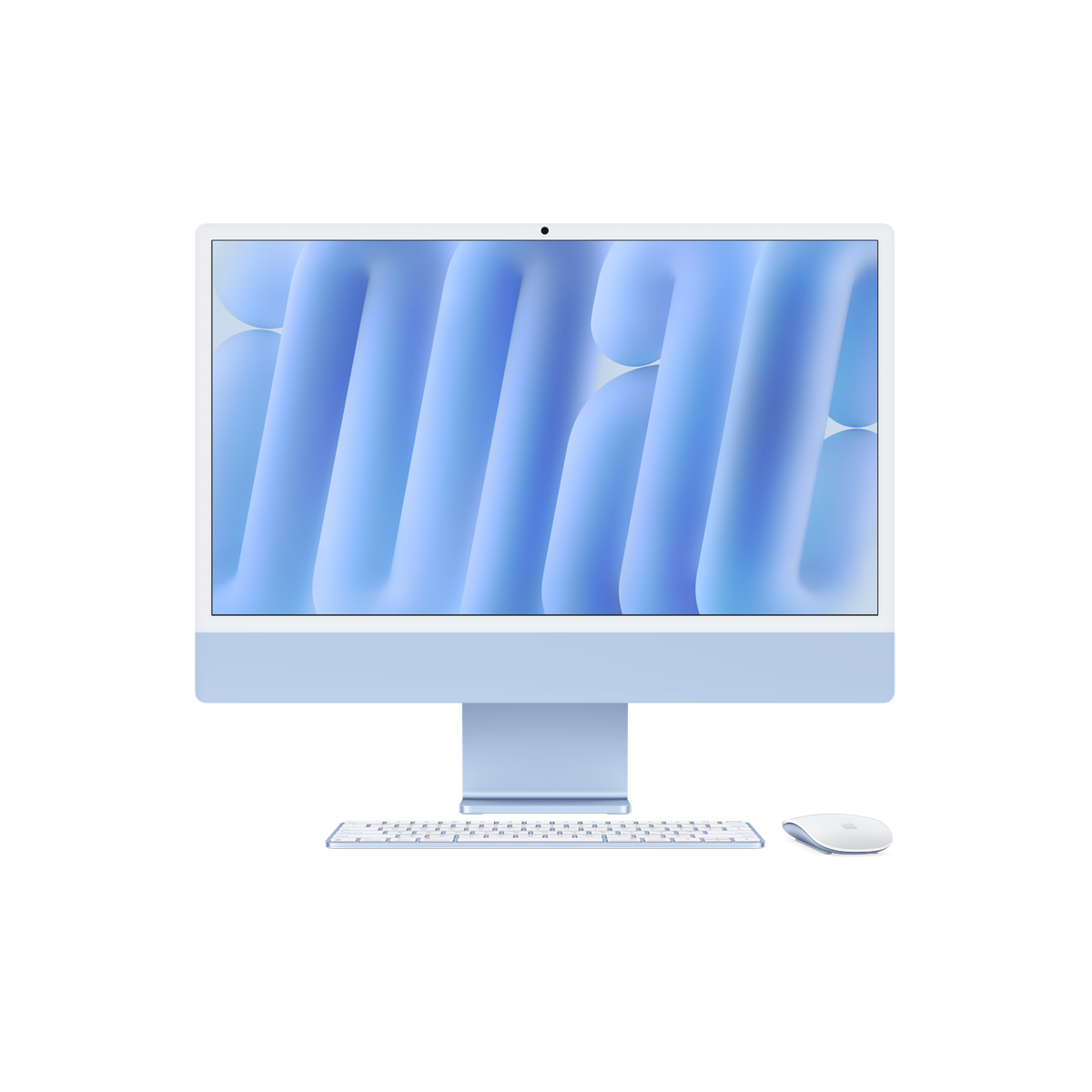 Моноблок iMac 24″ (M4) · Blue · 10 CPU / 10 GPU · 16Gb ОЗУ · 256Gb SSD · Подставка · Gigabit Ethernet
