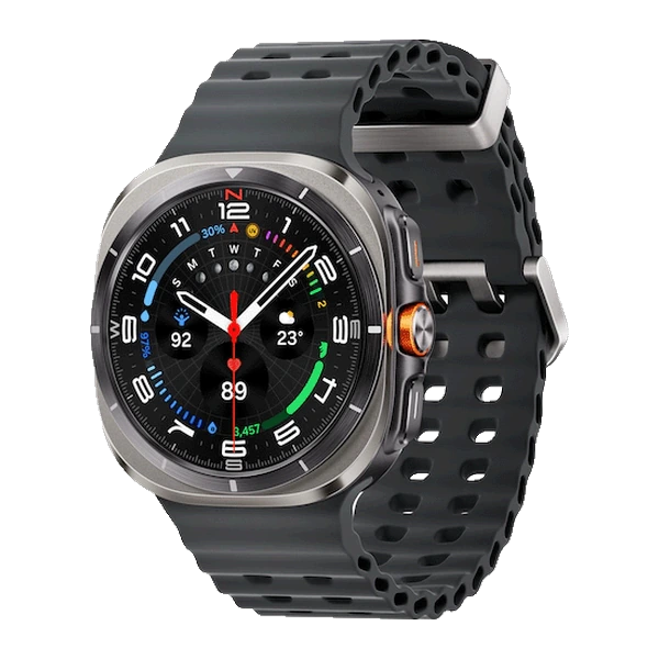 Часы Samsung Galaxy Watch Ultra (2025) 47mm LTE Marine Dark Gray M/L Titanium Silver
